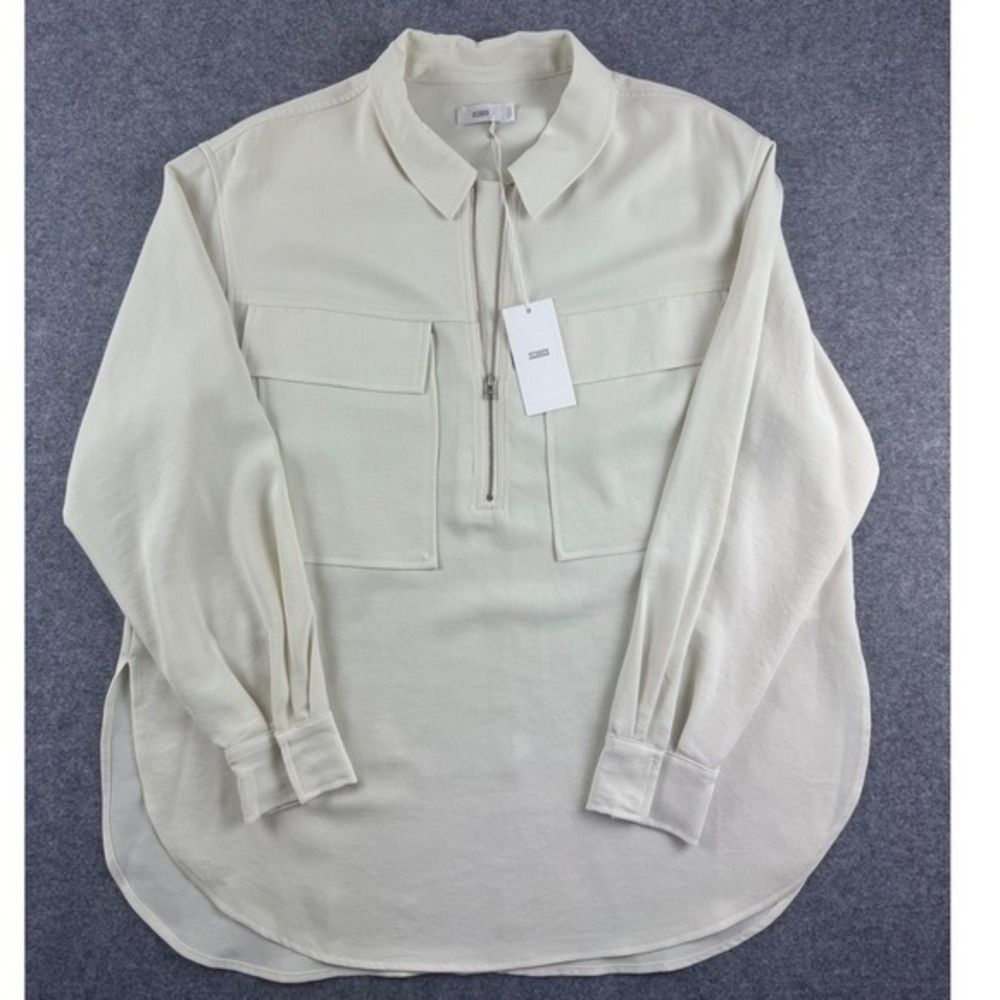 CLOSED‎ Women's Orla L Long Sleeve Collared Shirt Top Casual **Retail $279**